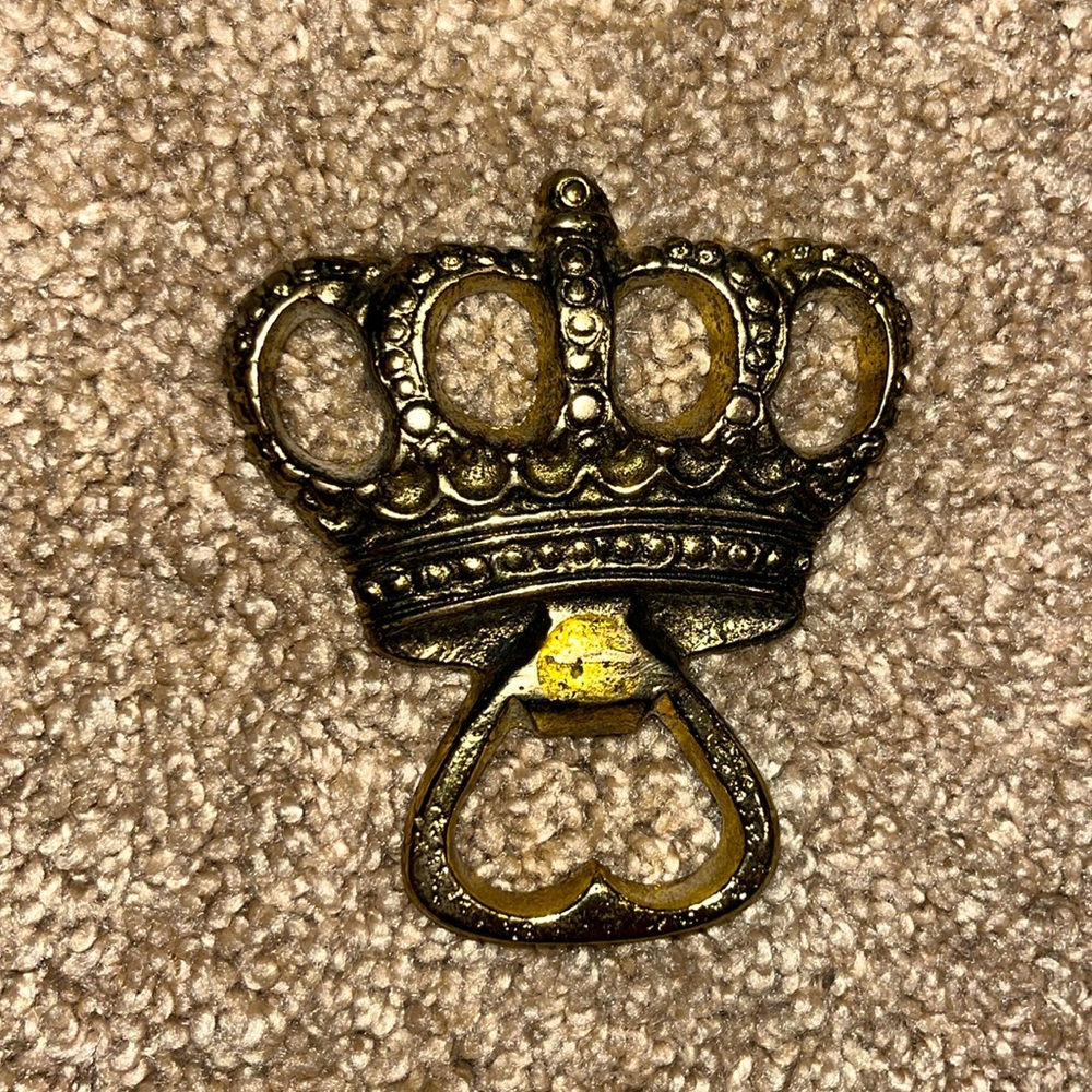 Antique crown bottle opener
